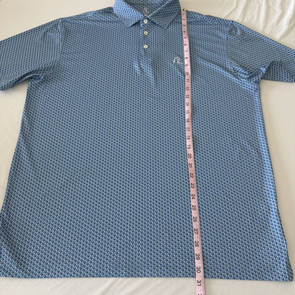 Rhoback Blue Angels Mens XL The Flyover Fighter Jet Performance Golf Polo Shirt - Picture 16 of 16
